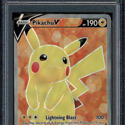 Pikachu V - 157/172 - PSA 9 - Full Art - Brilliant Stars - Pokemon - 73391