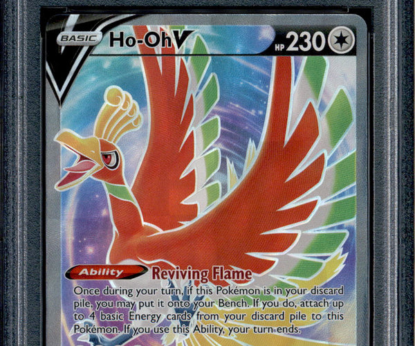HO-OH V pokemon card