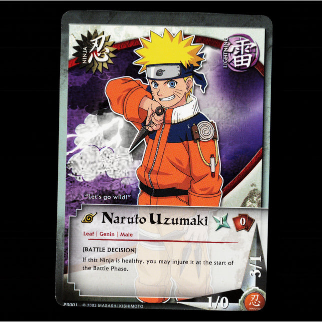 Naruto Uzumaki - PR001 - NM - Character - Promo - Naruto CCG - E1-15
