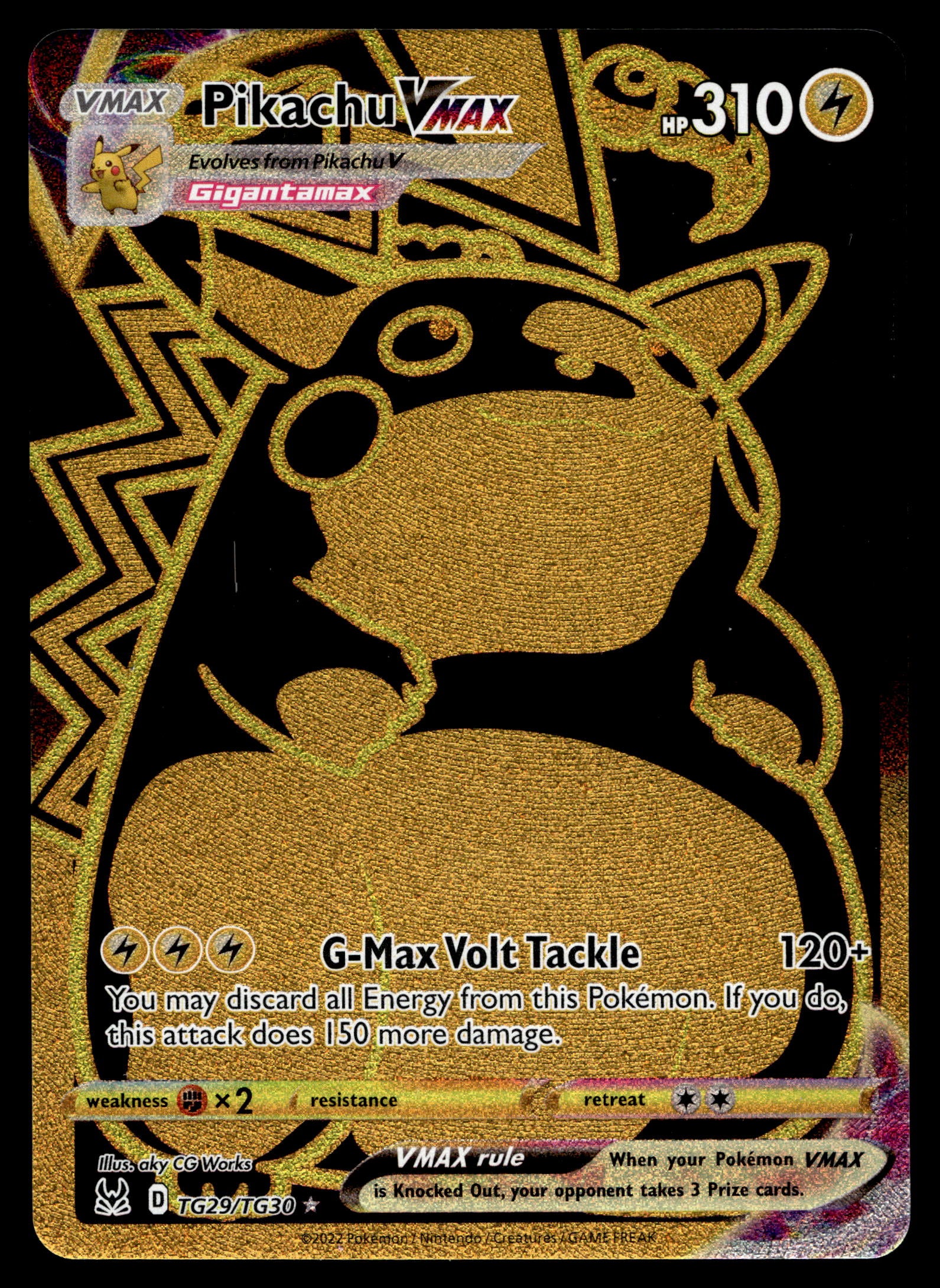 Pikachu Vmax - TG29/TG30 - NM - Secret Rare - Lost Origin - Pokemon - Squeaks Game World Pikachu Vmax - TG29/TG30 - NM - Secret Rare - Lost Origin - Pokemon - Squeaks Game World