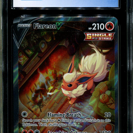 Flareon V - SWSH179 - CGC 9 - Black Star Promos - Alternate Art - Pokemon - 92301