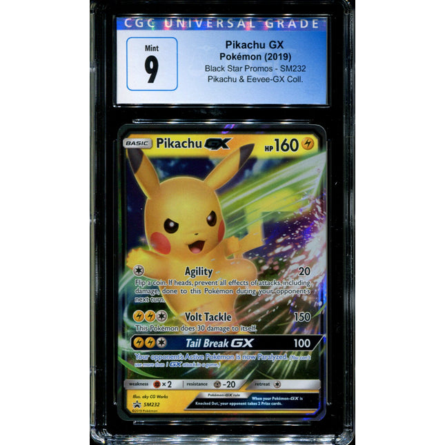 Pikachu GX - SM232 - CGC 9 - Black Star Promos - Ultra Rare - Pokemon - 94289