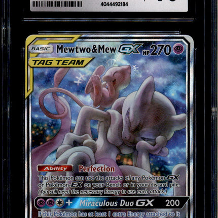 Mewtwo & Mew GX - SM191 - CGC 10 - Alt Art - Promo - Pokemon - 92184