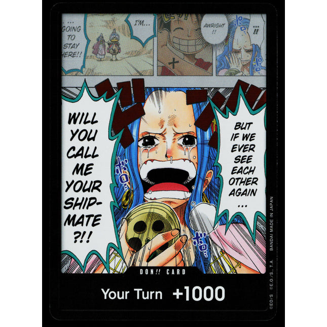 Vivi Don Card - OP04-Don - NM - Holo - English OP04 - One Piece TCG