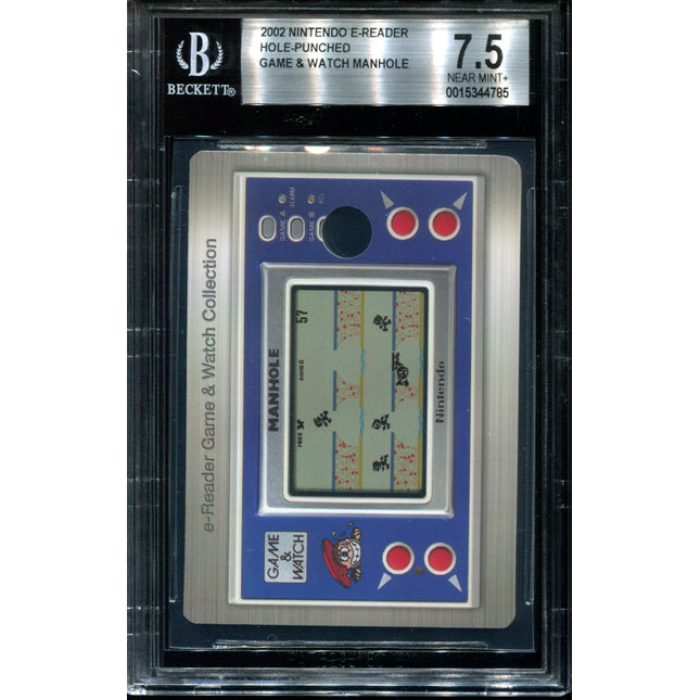 Game & Watch Manhole - BGS 7.5 - Hole-Punched - E-reader - Nintendo - 44785