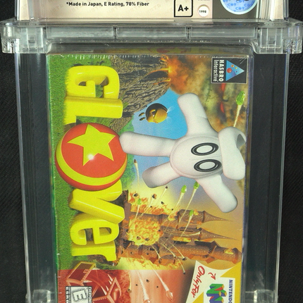 Glover - Nintendo 64 - WATA 8.0 - A+ Seal - Sealed - Brand New - Hasbro