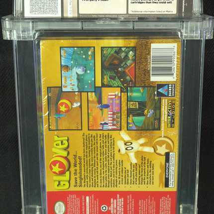 Glover - Nintendo 64 - WATA 8.0 - A+ Seal - Sealed - Brand New - Hasbro
