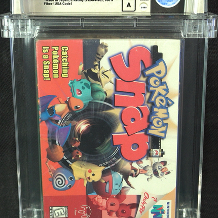 Pokemon Snap - Nintendo 64 - WATA 6.5 - A Seal - Sunfaded - Brand New - Pikachu