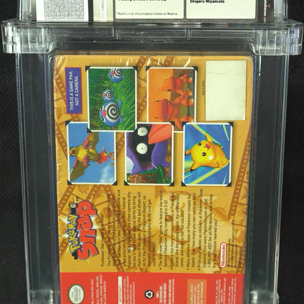 Pokemon Snap - Nintendo 64 - WATA 6.5 - A Seal - Sunfaded - Brand New - Pikachu