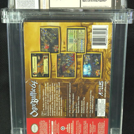 Ogre Battle 64 - Nintendo 64 - WATA 9.2 - A++ Seal - Brand New - Rare - Atlus