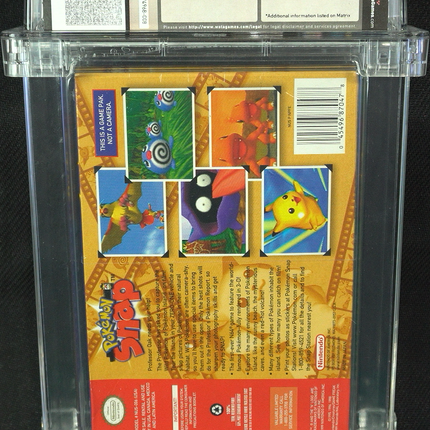 Pokemon Snap - Nintendo 64 - WATA 7.5 - A Seal - Brand New - Pikachu