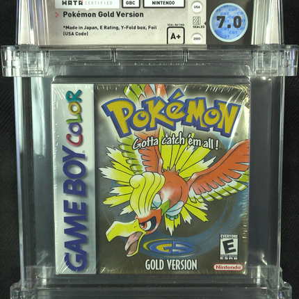 Pokemon Gold - Gameboy Color - WATA 7.0 - A+ - GBC - Brand New Sealed