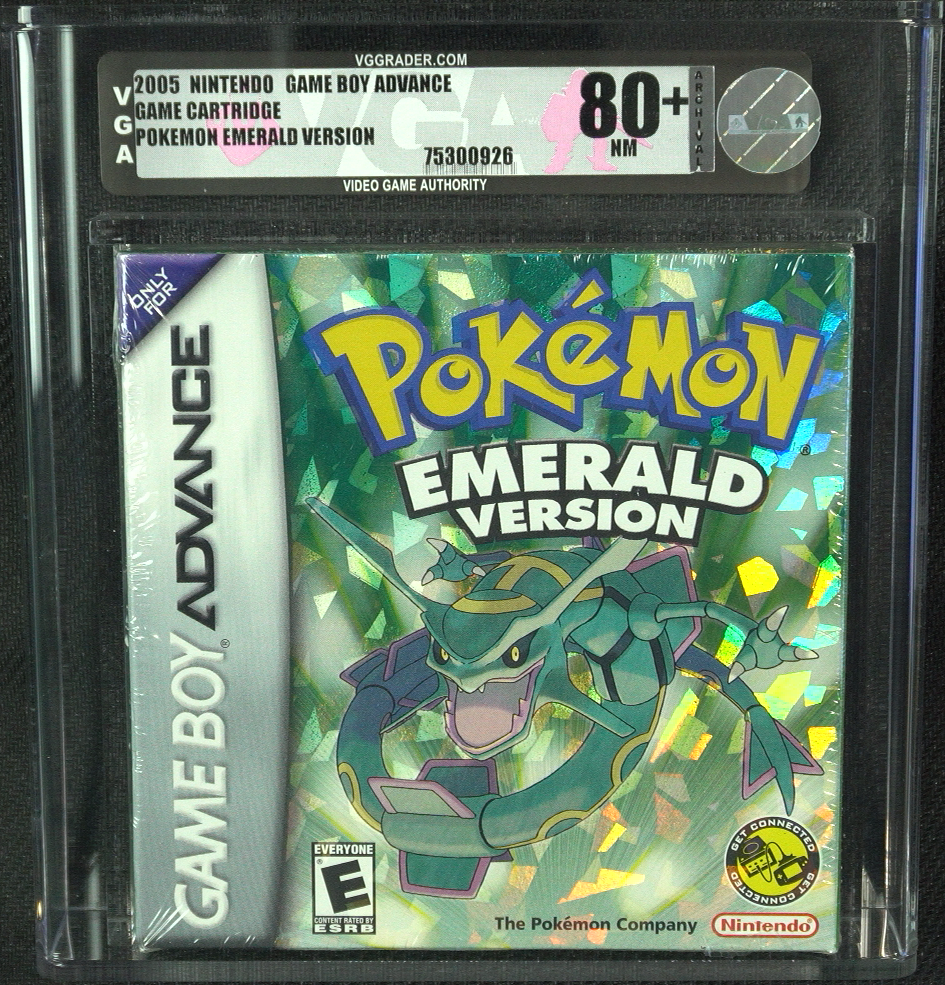 Pokemon Emerald - Gameboy Advance - VGA 80+ - NM - Brand New