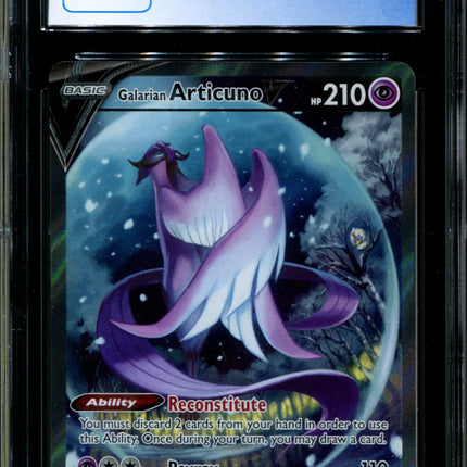Galarian Articuno V - 170/198 - CGC 9 - Chilling Reign - Alternate Art - Pokemon - 91110