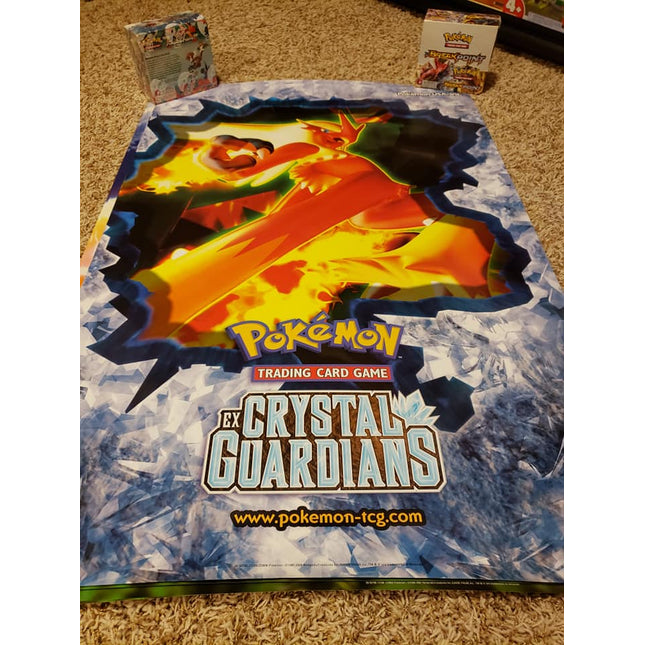 Blaziken - Ex Crystal Guardians - Pokemon Prerelease Poster - 24"x36"