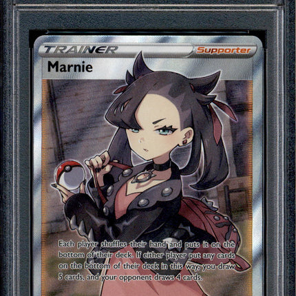Marnie - 200/202 - PSA 9 - Full Art - Sword & Shield - Pokemon - 76500