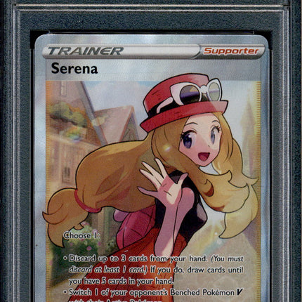 Serena - 193/195 - PSA 9 - Full Art - Silver Tempest - Pokemon - 73311