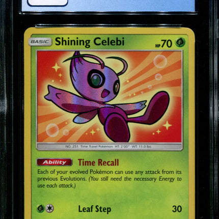 Shining Celebi - SM79 - CGC 8.5 - Black Star Promo - Shining Legends - Pokemon -  15161
