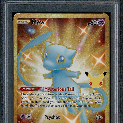 Mew - 025/025 - PSA 9 - Secret Rare - Celebrations - Pokemon - 61970