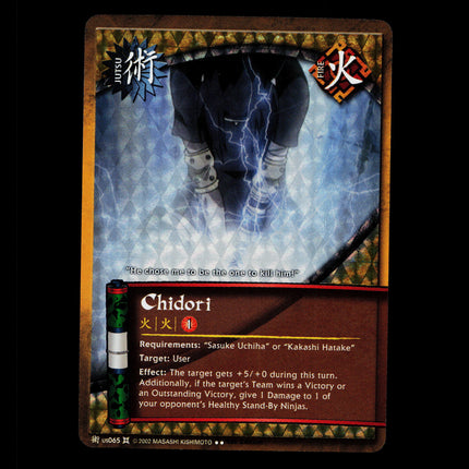 Chidori - us065 - NM - 1st Edition - Foil - Naruto CCG - D4-361