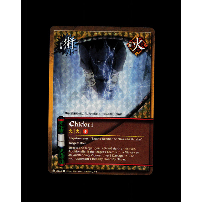 Chidori - us065 - NM - 1st Edition - Foil - Naruto CCG - D4-361