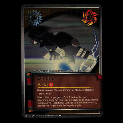 Chidori - 131 - NM - 1st Edition - Foil - Naruto CCG - D4-258