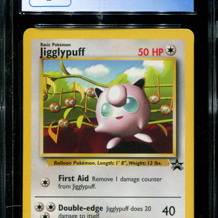 Jigglypuff - 7 - CGC 9 - Black Star Promo - First Movie Soundtrack - Pokemon - 54102