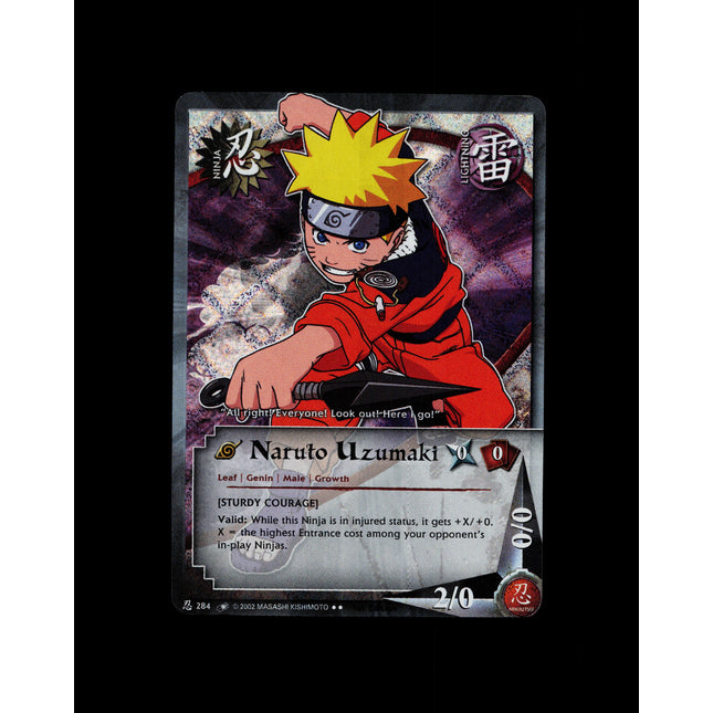 Naruto Uzumaki - 284 - NM - 1st Edition - Diamond Foil - Naruto CCG - D3-23