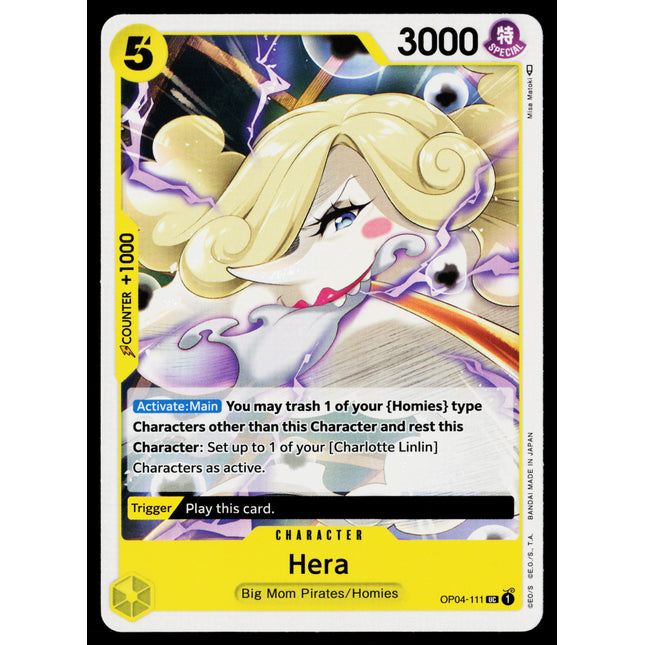 Hera - OP04-111 - NM - Uncommon - English OP04 - One Piece TCG