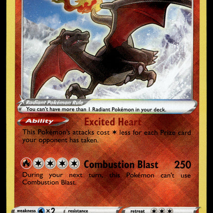Radiant Charizard - 020/159 - NM - Ultra Rare - Crown Zenith - Pokemon - A7-51