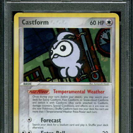 Castform - 30/101 - PSA 7 - Reverse Holo - Hidden Legends - Pokemon - 80793