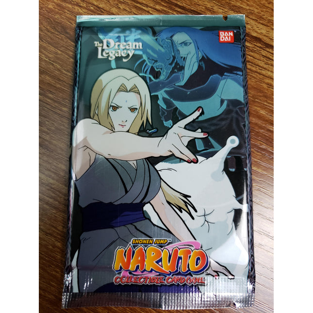 The Dream Legacy - Set 5 - Booster Pack x1 - Tsunade Art - Naruto CCG Card Game - Sealed