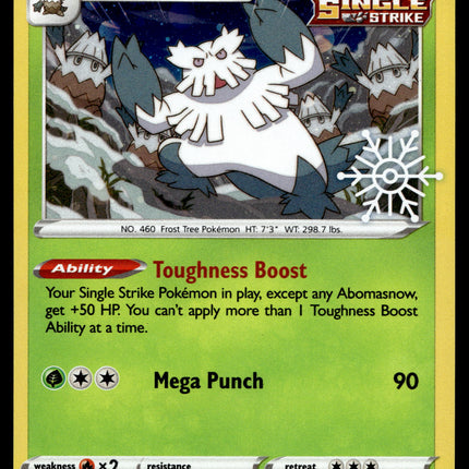 Abomasnow - 010/198 - NM - Holo - Calendar Promo - Pokemon - A9-6