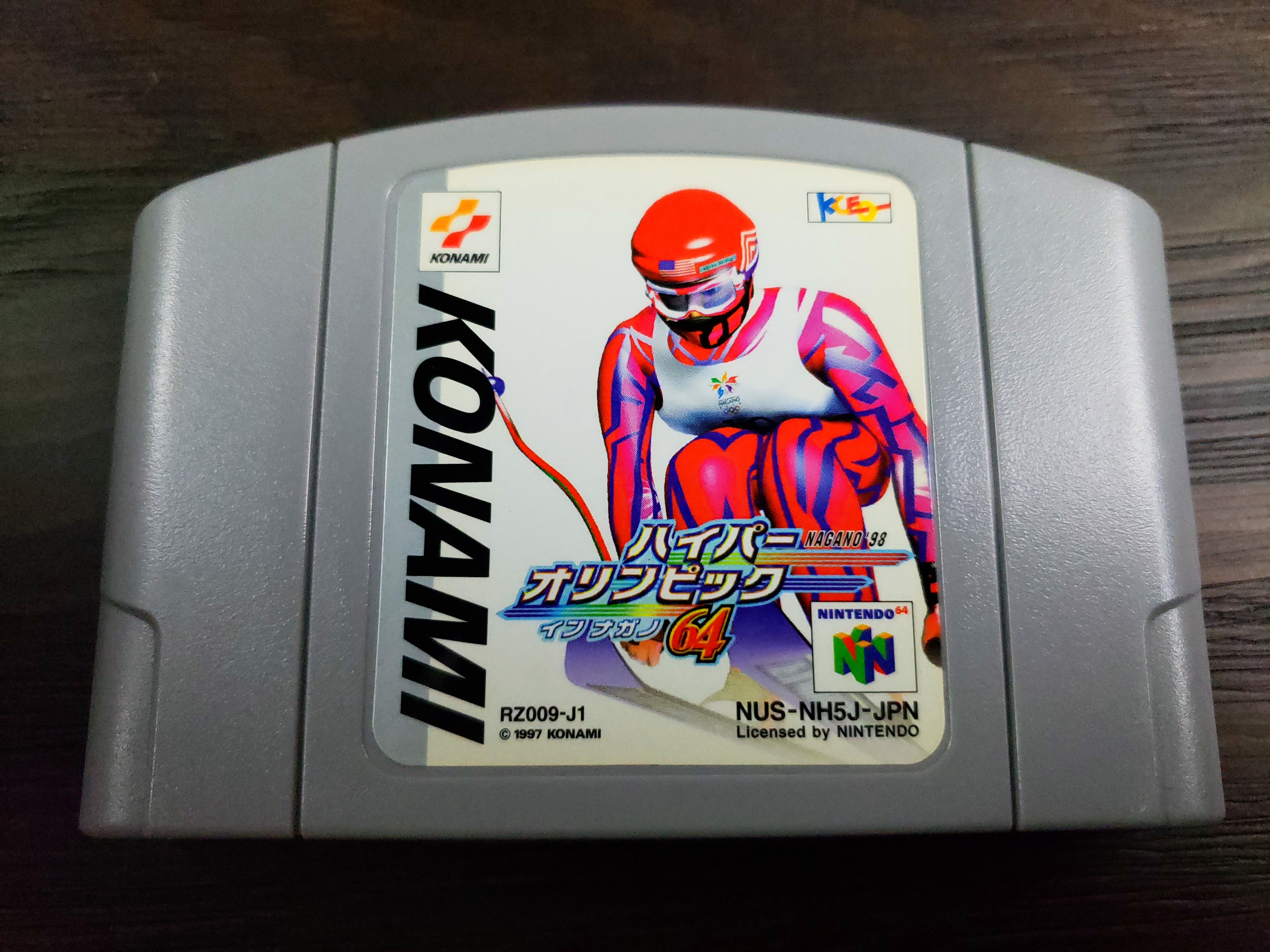 Nagano Winter Olympics 98 Loose Cart Japanese Nintendo 64 Heavily Used