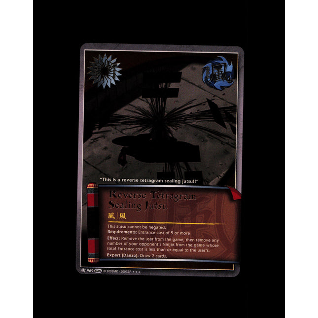 Reverse Tetragram Sealing Jutsu - 969 - NM - Foil - S26 - Naruto CCG - E1-157
