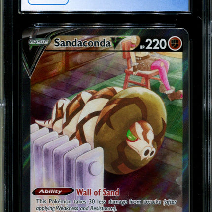 Sandaconda V - 252/264 - CGC 9 - Fusion Strike - Alternate Art - Pokemon - 91168