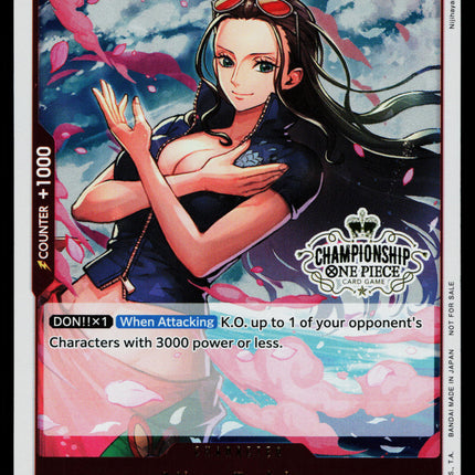 Nico Robin - OP01-017 - NM - Holo - Championship Promo - One Piece - D1-2