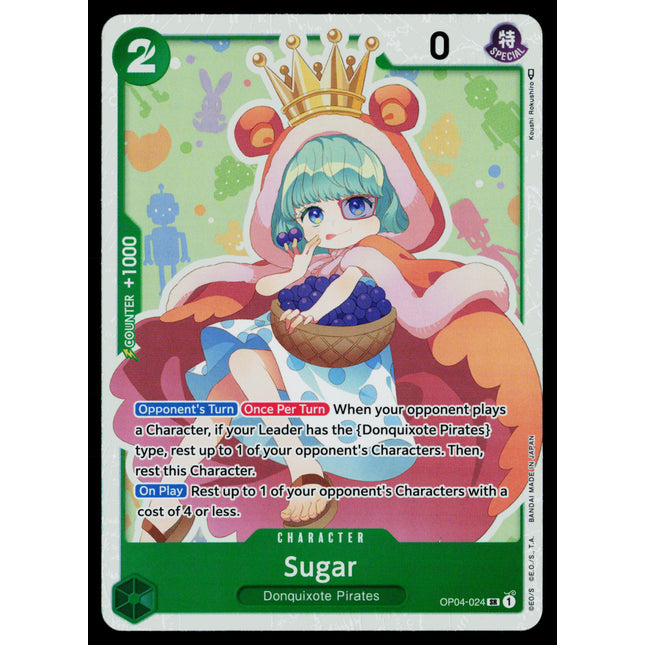 Sugar - OP04-024 - NM - Super Rare - English OP04 - One Piece TCG