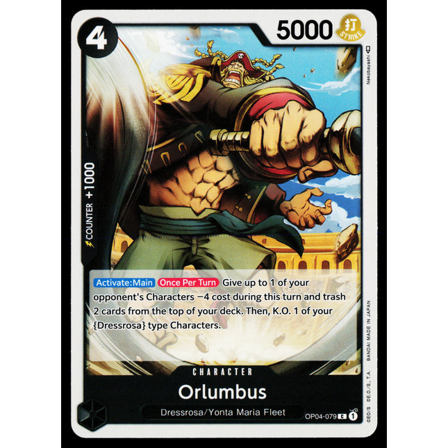 Orlumbus - OP04-079 - NM - Common - English OP04 - One Piece TCG
