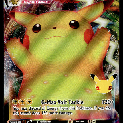 Pikachu Vmax - SWSH062 - NM - Full Art - Promo - Pokemon - A7-78