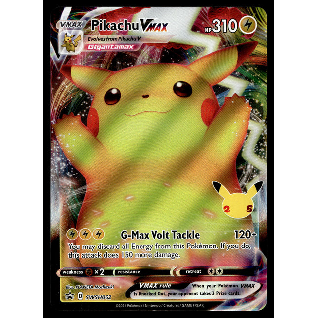 Pikachu Vmax - SWSH062 - NM - Full Art - Promo - Pokemon - A7-78