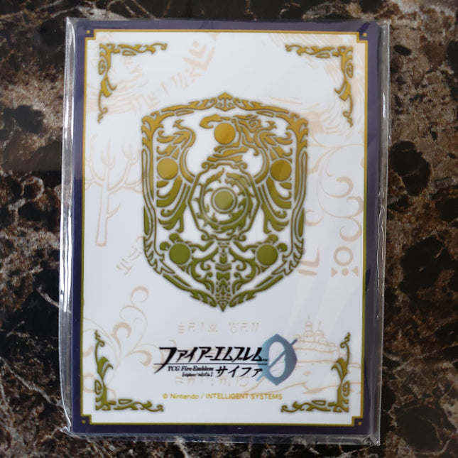 White Shield Crest Sleeves - Fire Emblem Cipher - 5x Buy a box Sleeves - New