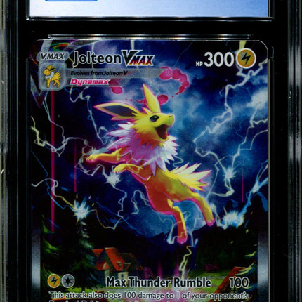 Jolteon VMAX - SWSH184 - CGC 9 - Black Star Promos - Alternate Art - Pokemon - 92357