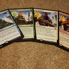 Magic the Gathering - Giant Oversized - Oath Set of 4 - Jace, Nissa, Gideon, Chandra - 19.5"x27"