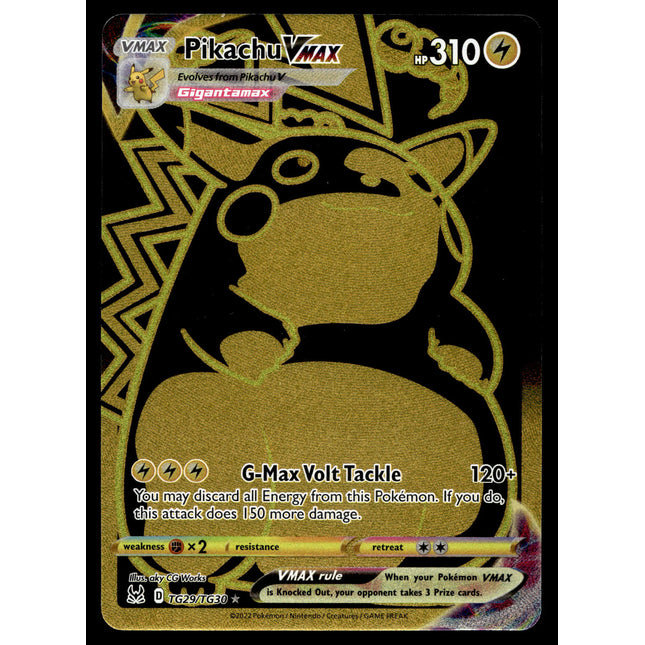 Pikachu Vmax - TG29/TG30 - NM - Secret Rare - Lost Origin - Pokemon - A7-11