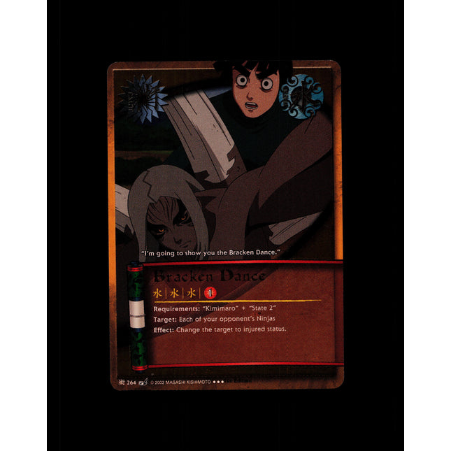 Bracken Dance - 264 - NM - 1st Edition - Foil - Naruto CCG - D4-318