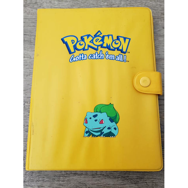 Bulbasaur - Yellow Pokemon 4 Pocket Binder - WOTC Era - Rare