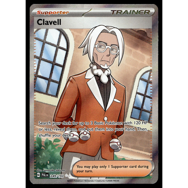 Clavell - 249/193 - NM - Full Art - Paldea Evolved - Pokemon - A8-48