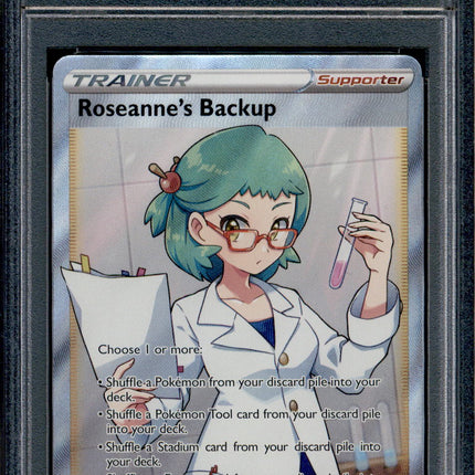Roseanne's Backup - 172/172 - PSA 10 - Full Art - Brilliant Stars - Pokemon - 76468