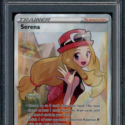 Serena - 193/195 - PSA 9 - Full Art - Silver Tempest - Pokemon - 61942